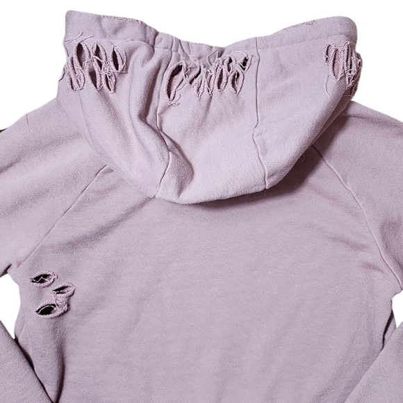 Alo Yoga Distressed Casual Hoodie Pullover Women Size Small - Picture 9 of 11